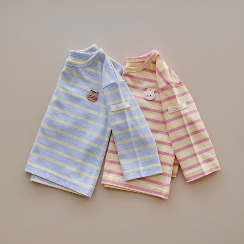 25S/S 果凍人物巴斯克橫條紋T恤