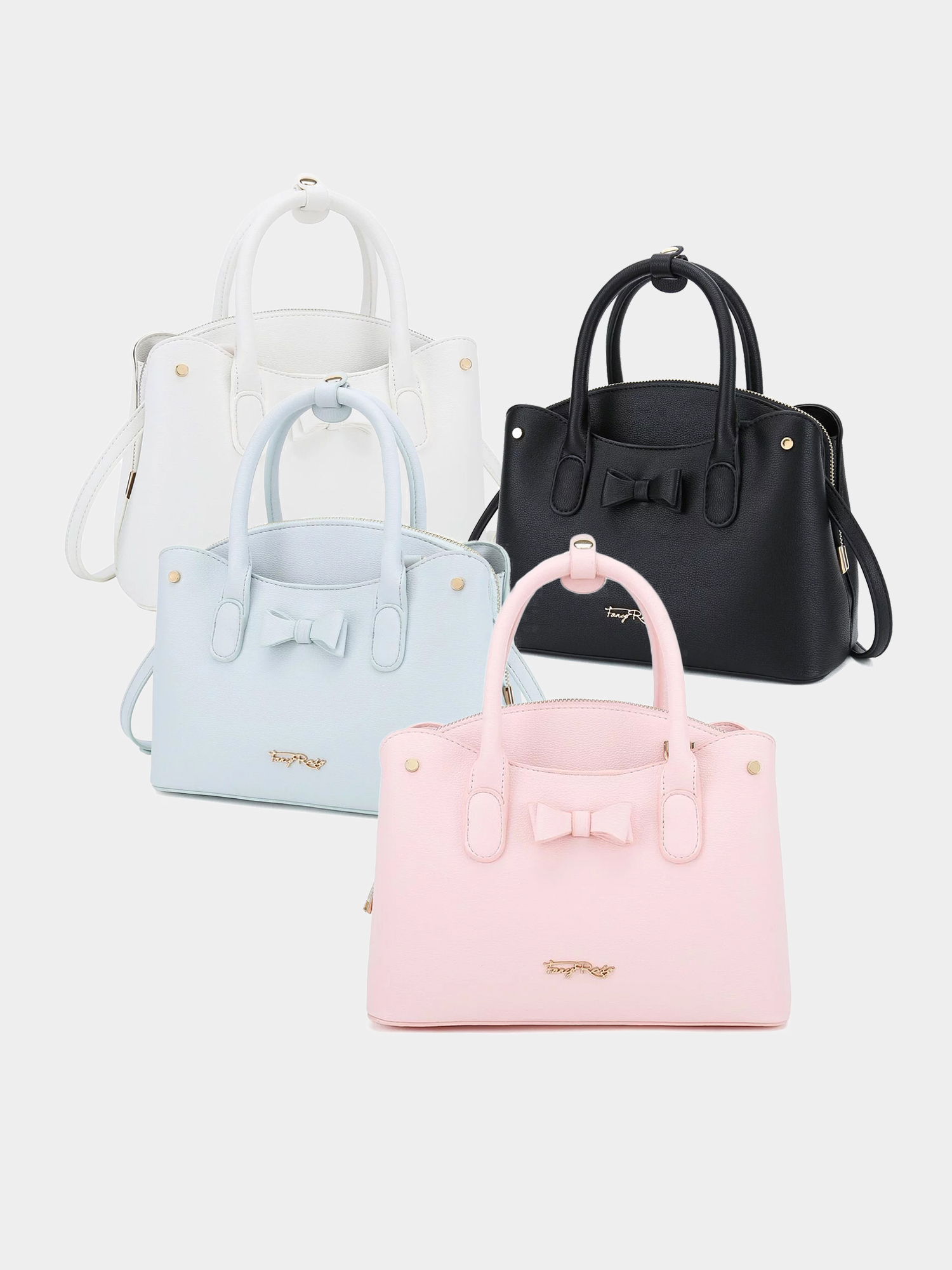 Fancy Bow Bow Mini Top Handle Shoulder Bag