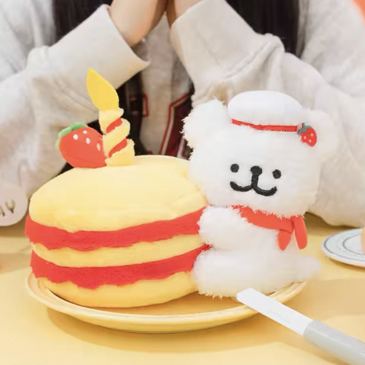 代購 MALTESE 線條小狗 蛋糕 擺飾 送禮 生日禮物 絨毛玩具/預購