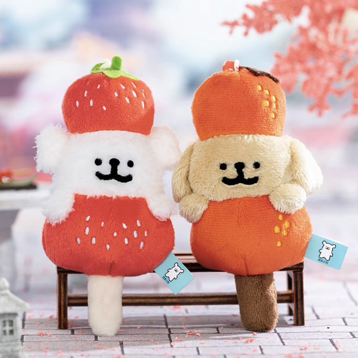 代購 MALTESE 線條小狗 糖葫蘆 吊飾 絨毛玩具/預購