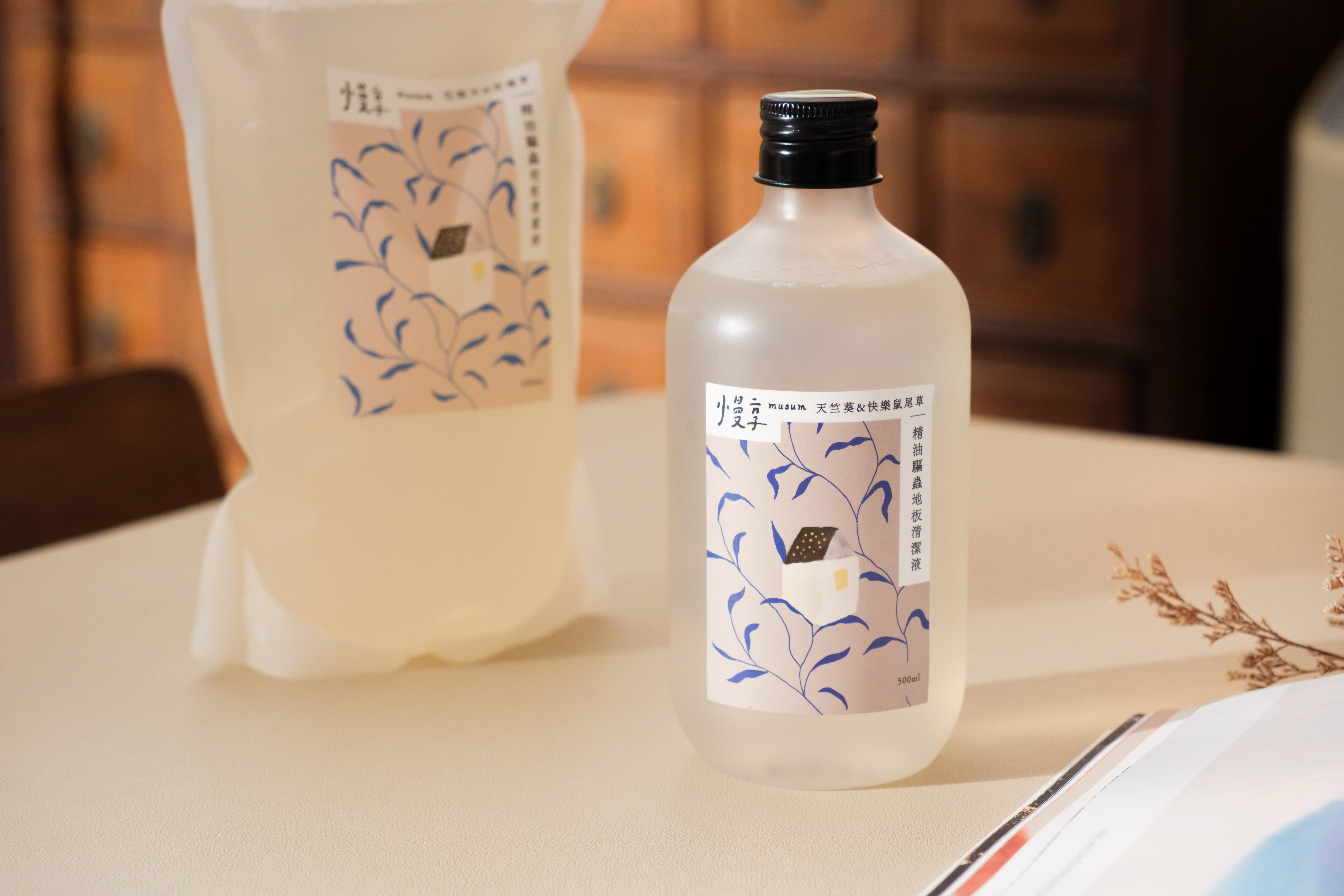 musum慢享地板清潔劑｜精油地板清潔液補充包（寵物嬰孩友善）