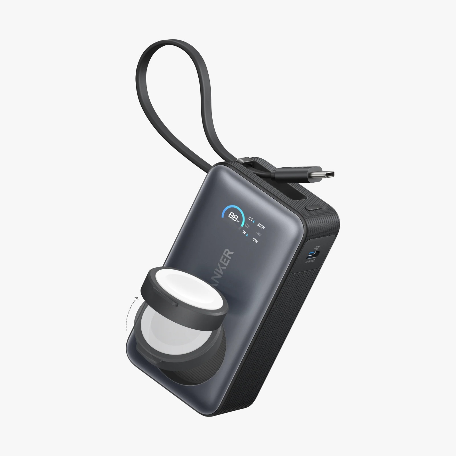 Anker MagGo Power Bank (10K, 35W, For Apple Watch) A1657