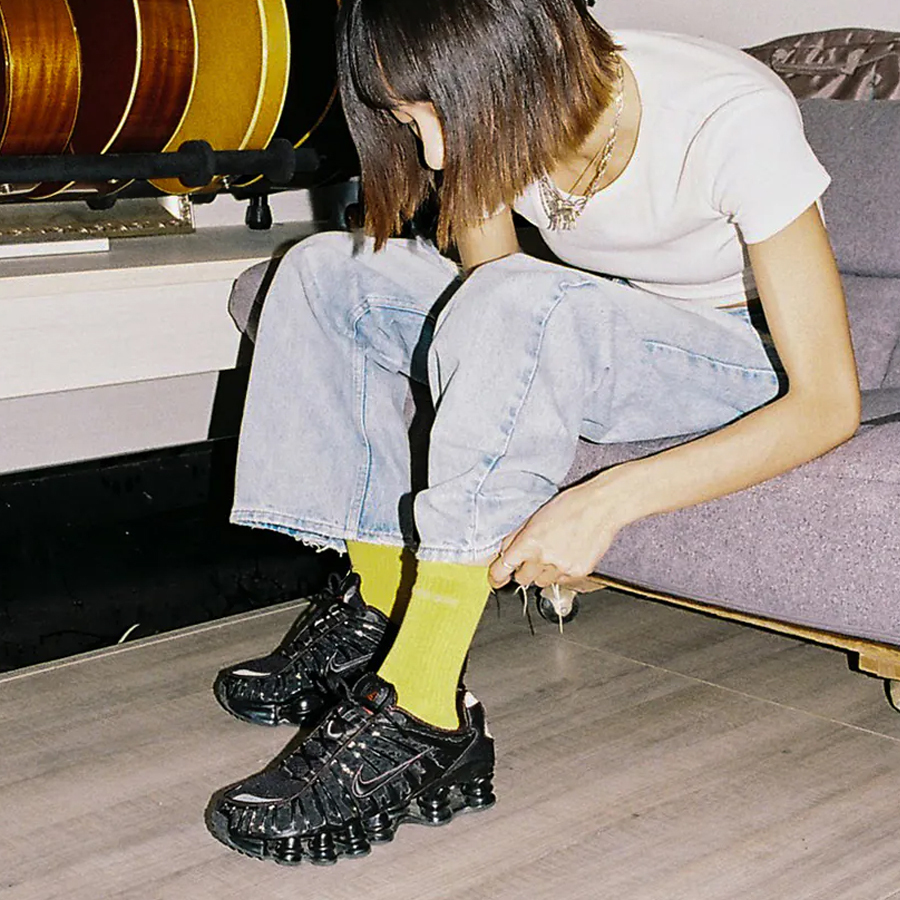 nozzle quiz 襪子 萊卡 百搭必備 日常生活 基本款 澈白/派黃/派紅 Essential 中筒休閒襪