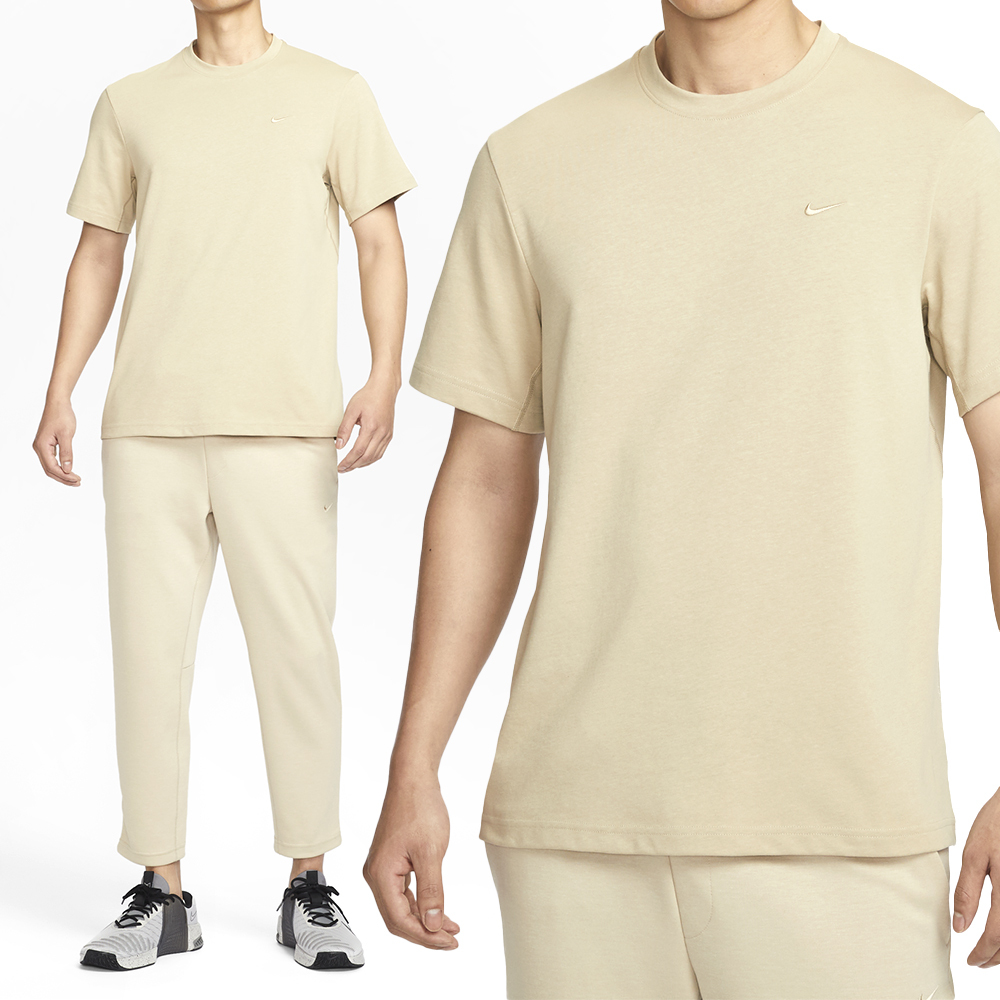 Nike Primary STMT SS 男款 奶茶色 運動 休閒 圓領 上衣 短袖 DV9832-251