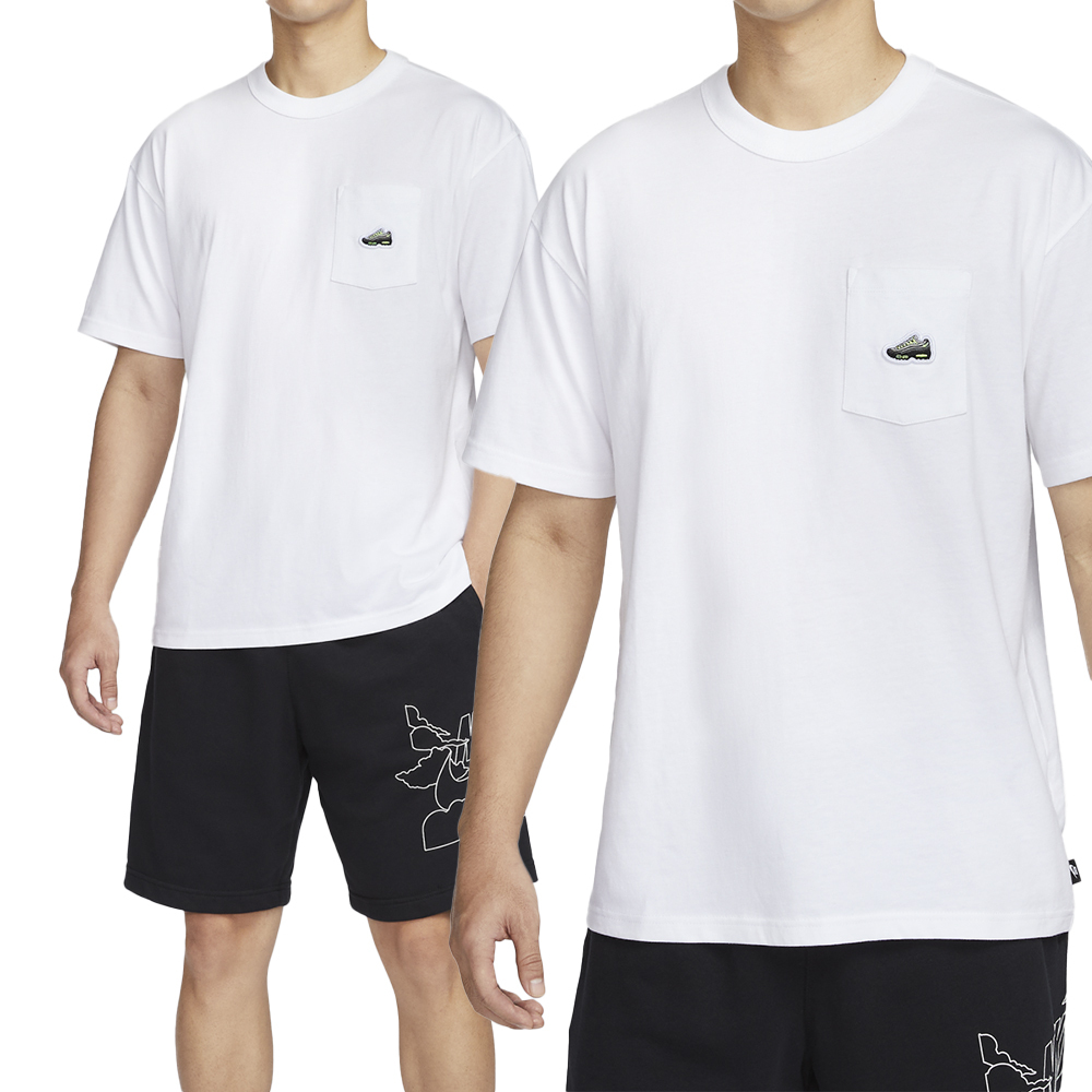 Nike Tee M90 SNKR Patch PK 男款 白色 運動 休閒 圓領 上衣 短袖 HJ0575-100
