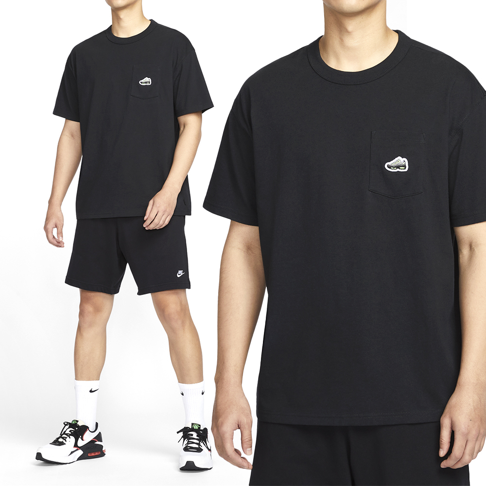 Nike Tee M90 SNKR Patch PK 男款 黑色 運動 休閒 圓領 上衣 短袖 HJ0575-010
