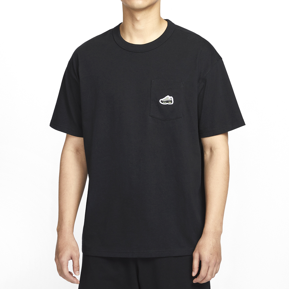 Nike Tee M90 SNKR Patch PK 男款 黑色 運動 休閒 圓領 上衣 短袖 HJ0575-010