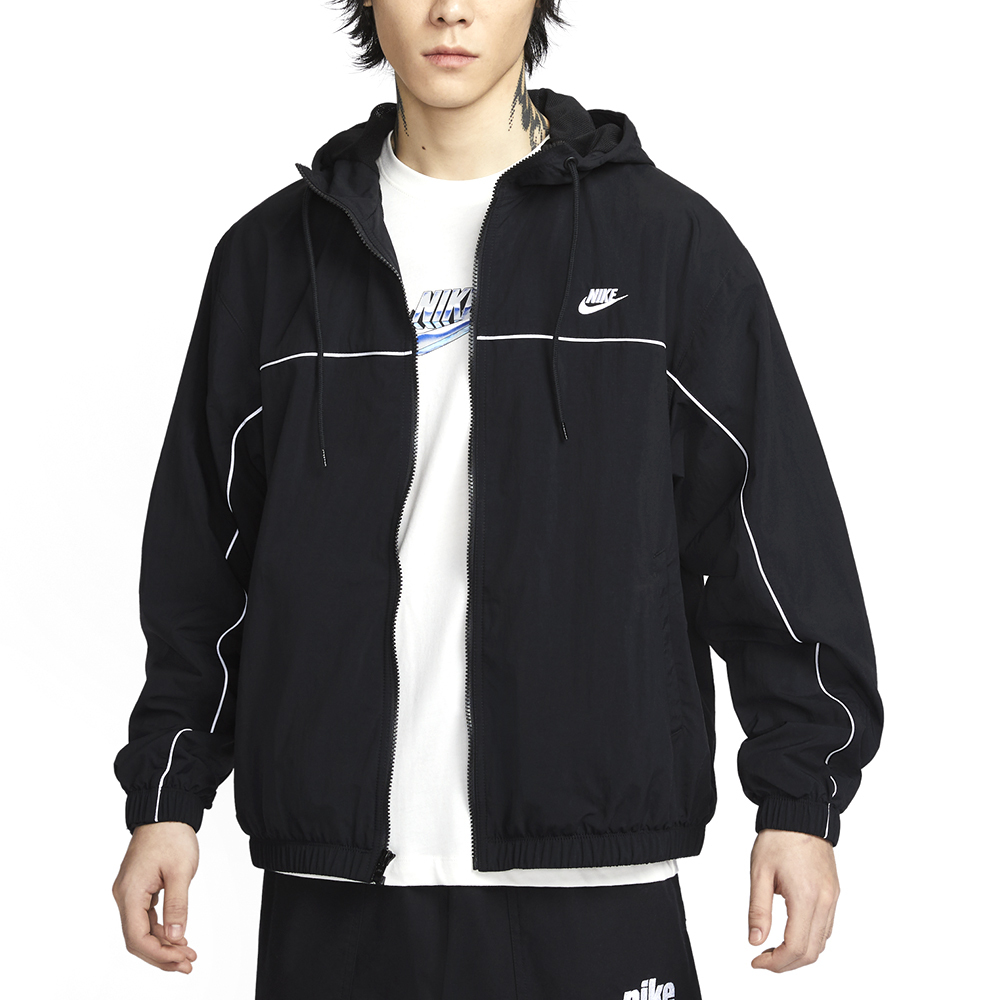 Nike Club Athlete HD Jacket 男款 黑色 夾克 休閒 運動 連帽 外套 HJ2013-010