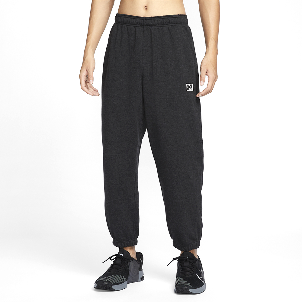 Nike Heritage Fleece Pant 男款 黑色 運動 休閒 縮口 棉褲 刷毛 長褲 HJ3146-010