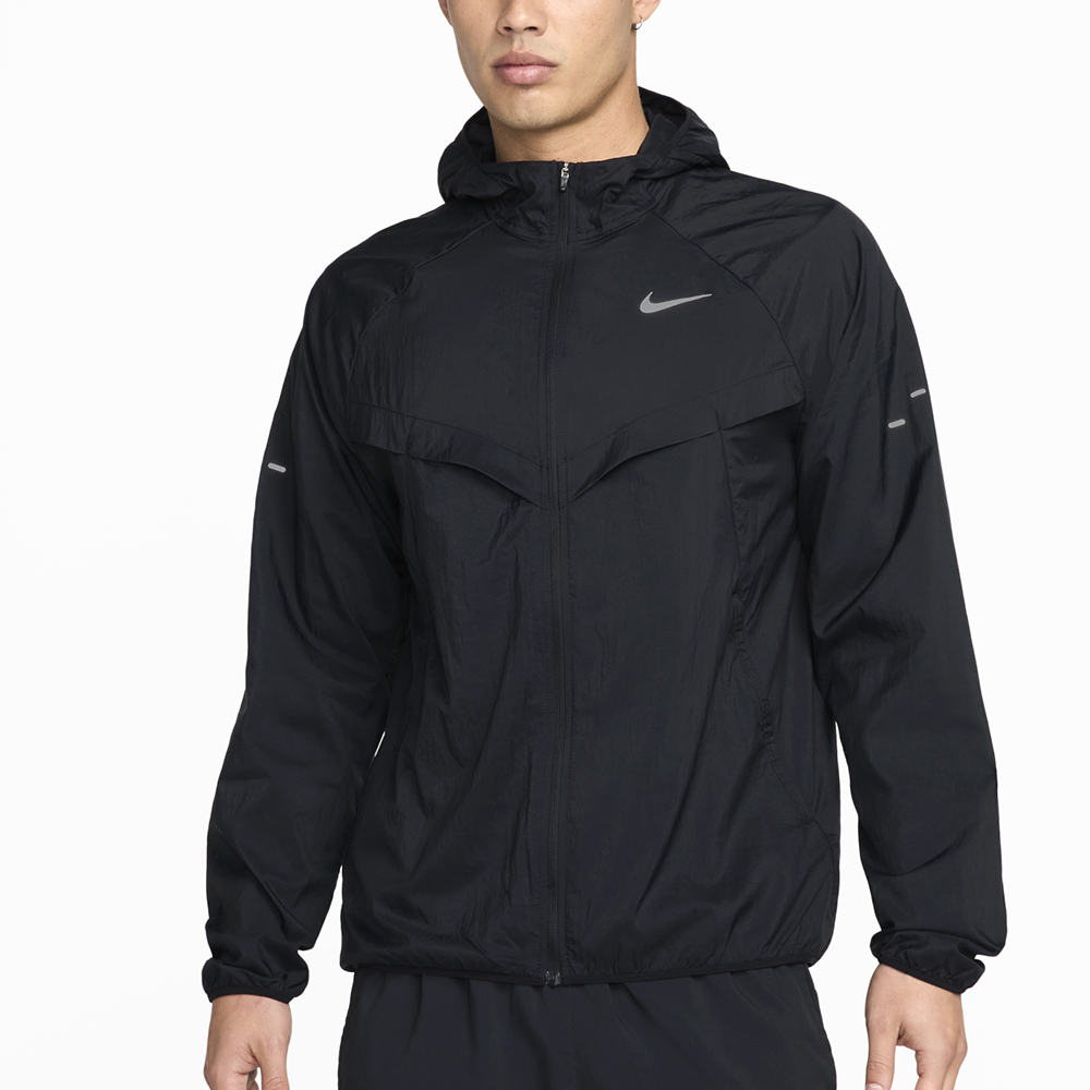 Nike UV RPL Stride Jacket 男款 黑色 防潑水 運動 休閒 連帽 外套 HV4549-010