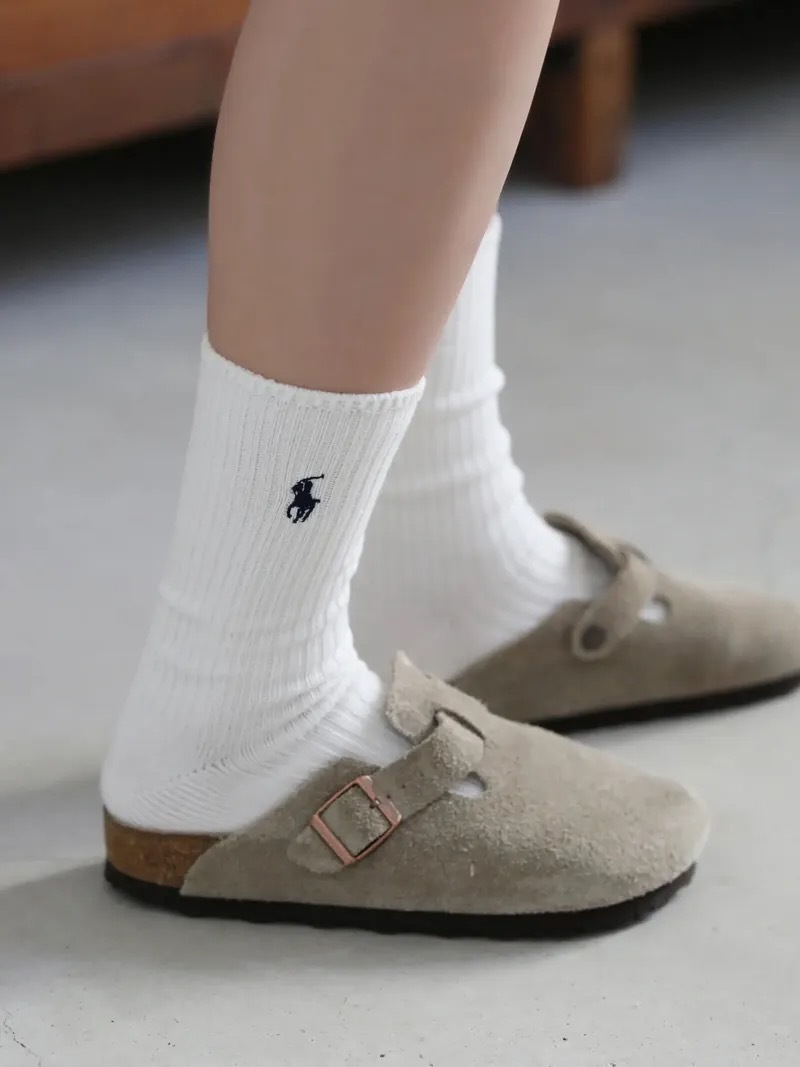 日本製🇯🇵 POLO RALPH LAUREN別注款刺繡logo長襪🐎