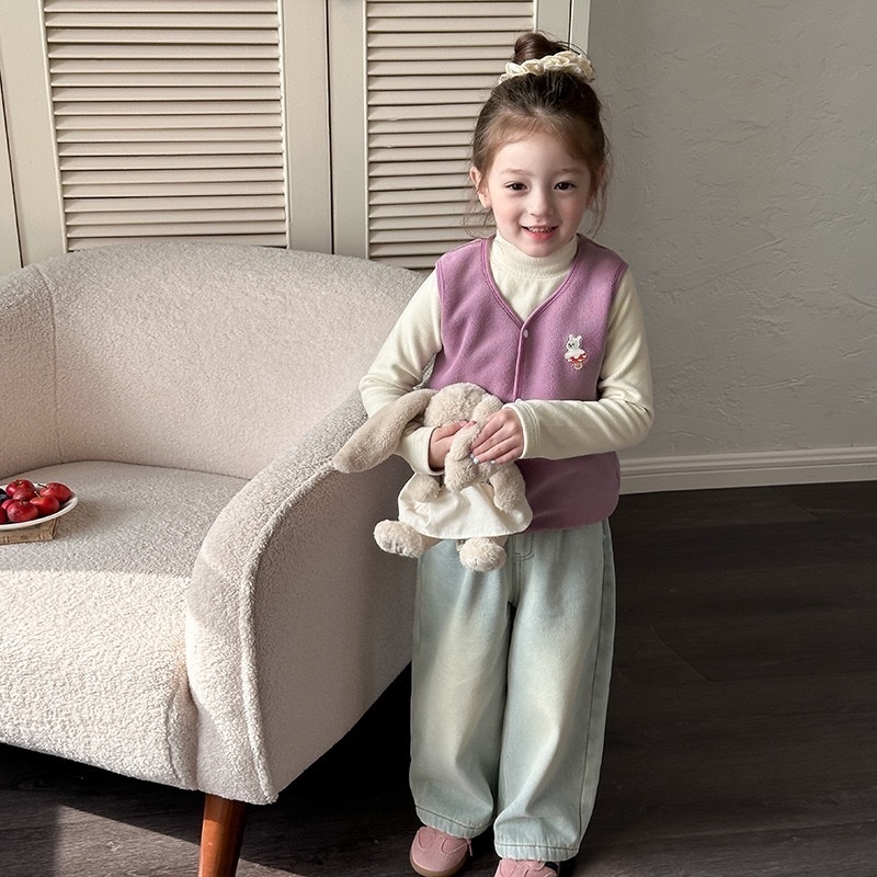 雙面絨絨感保暖居家背心