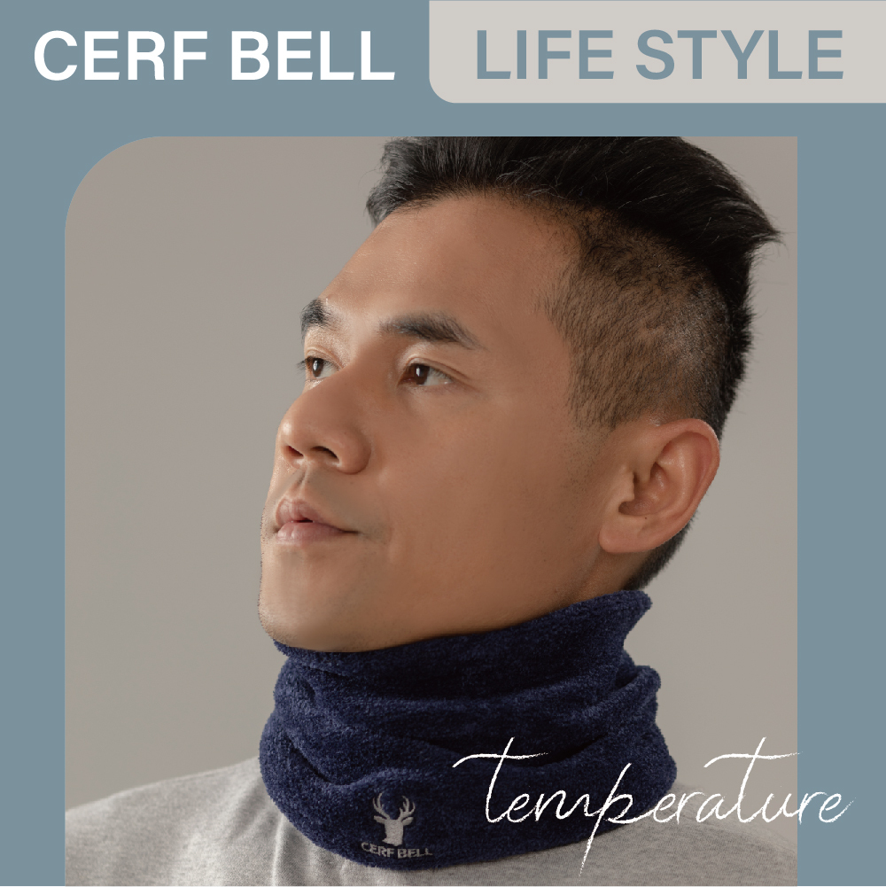 【肌暖】台灣製 石墨烯保暖刺繡速暖圍脖丨B9266