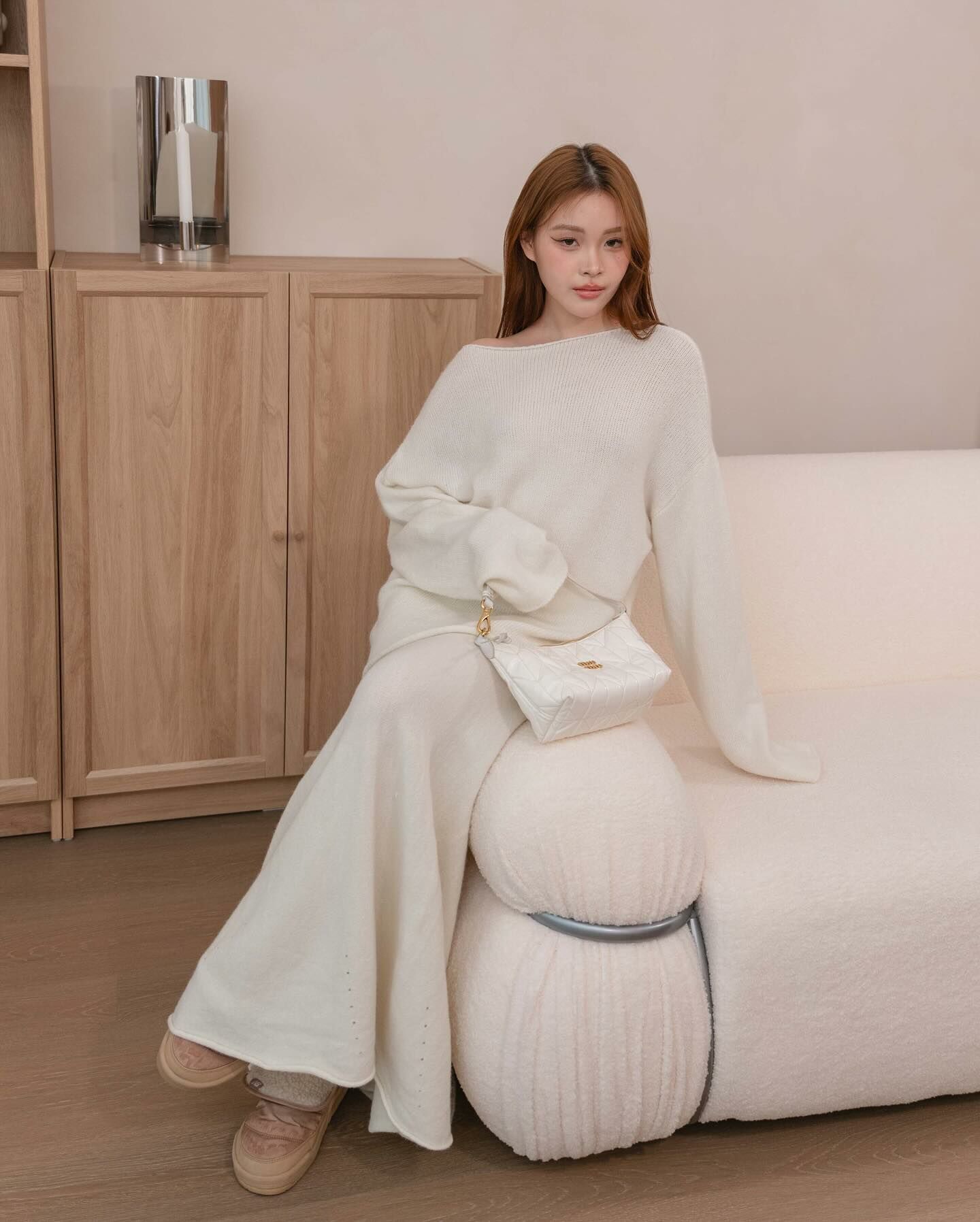 Kimmame - Snow Knit 套裝 (針織上衣＋裙)