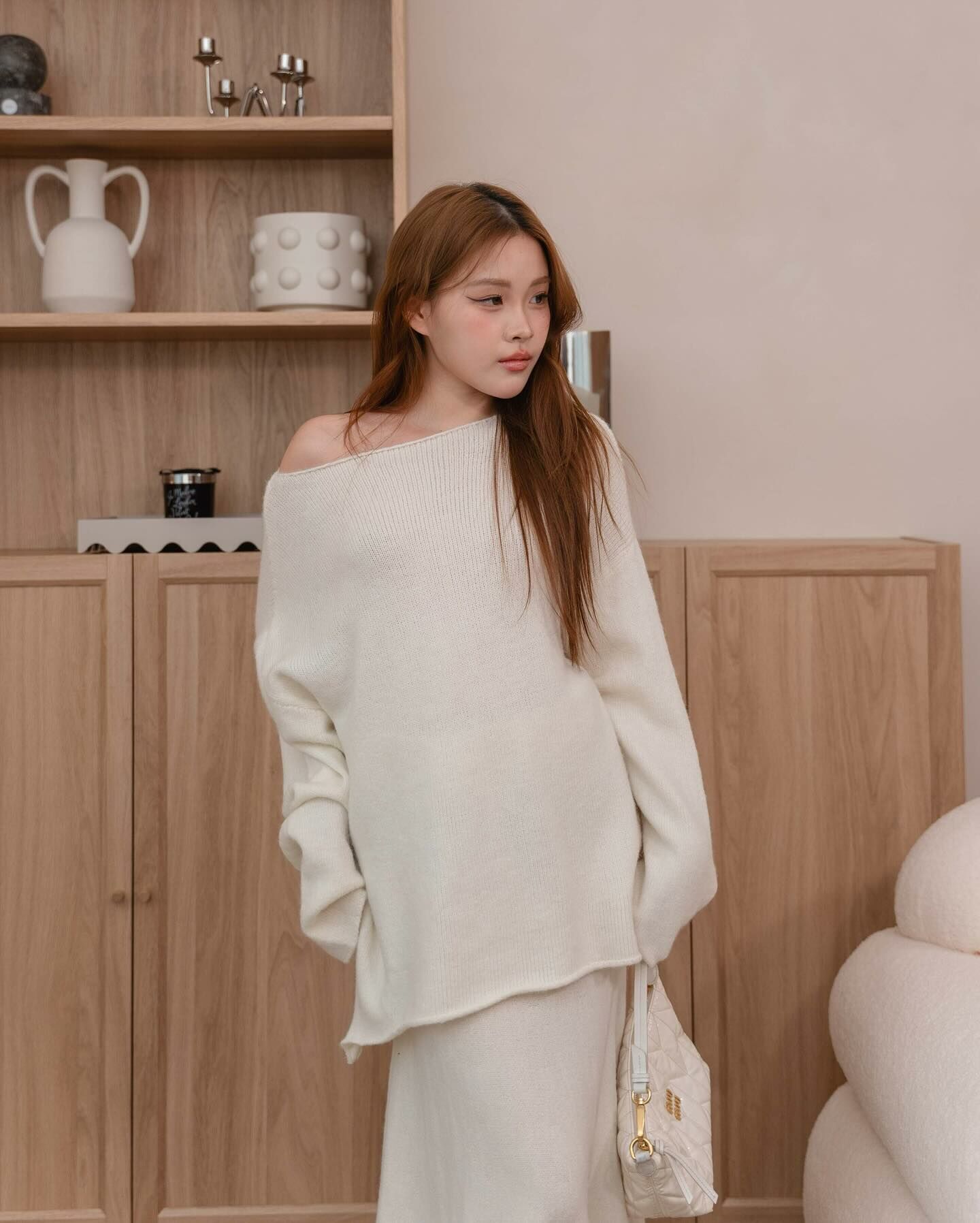 Kimmame - Snow Knit 套裝 (針織上衣＋裙)