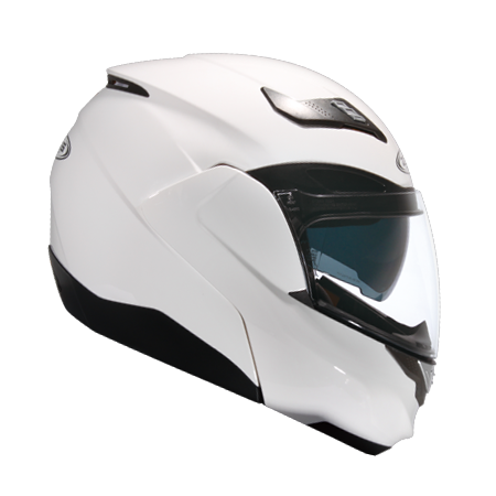 ZEUS ZS-3100 亮光白 素色 可樂帽 可掀式