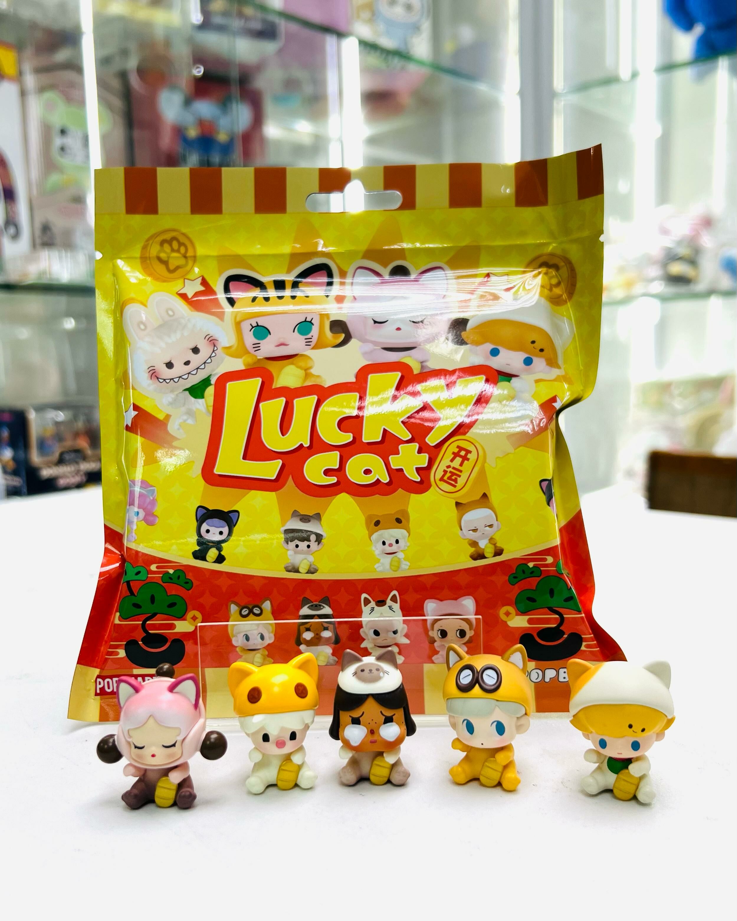 POPBEAN Lucky Cat Series Blind Bag (POP MART)(5 pcs per pack)