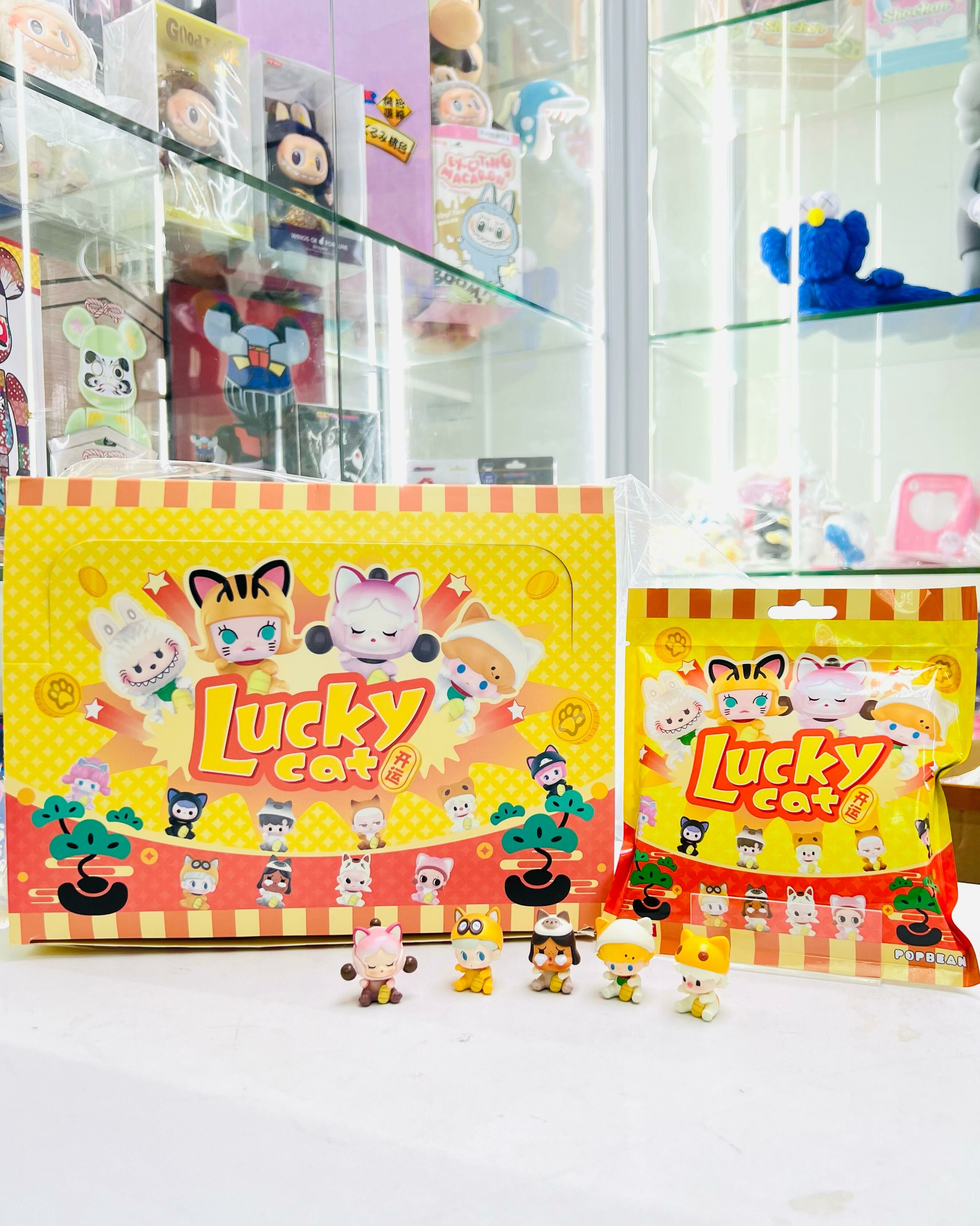 POPBEAN Lucky Cat Series Blind Bag (POP MART)(5 pcs per pack)