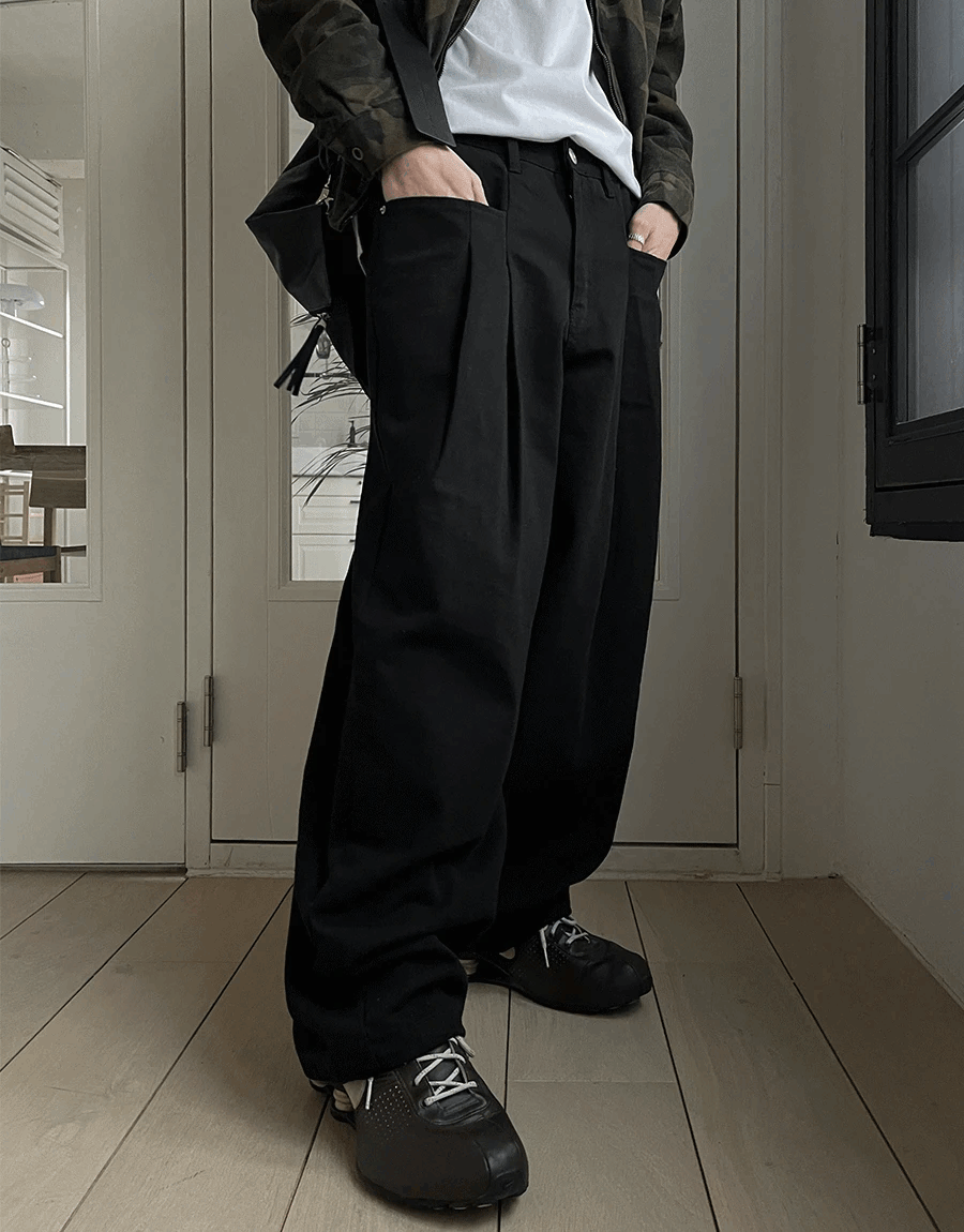 UNBAN褶皺氣球褲燈籠褲