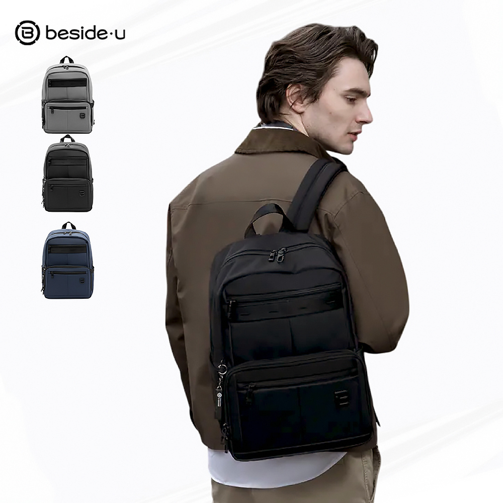 beside u FIELD 後背包 筆電包 防潑水防盜後背包 BAP2307