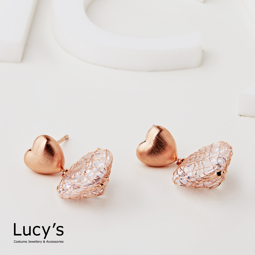 悸動網心 耳環 (三色) (123520/123521/123522)