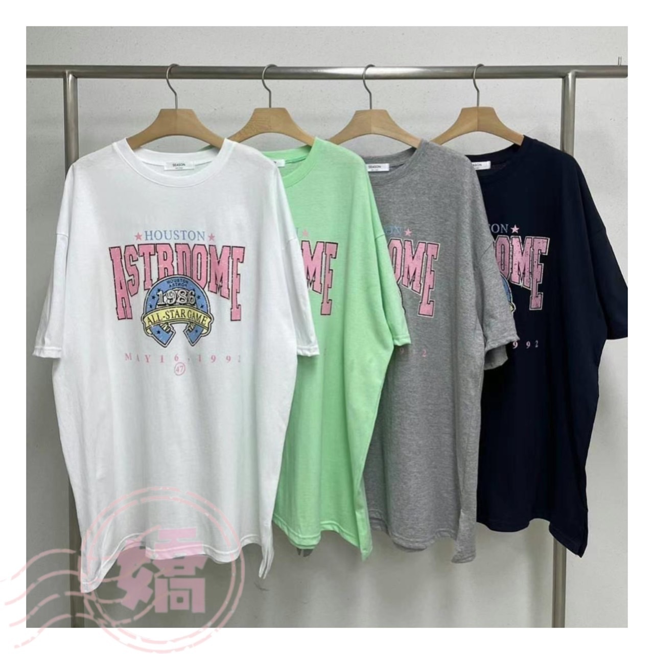 K08006斑駁英文1986踢(白'綠'藍'灰)