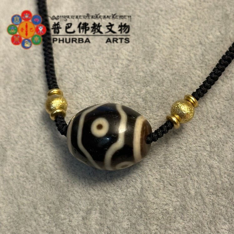 969 天珠 金剛杵天珠 羊眼 板眼 一線 dzibeads！ 十眼金剛