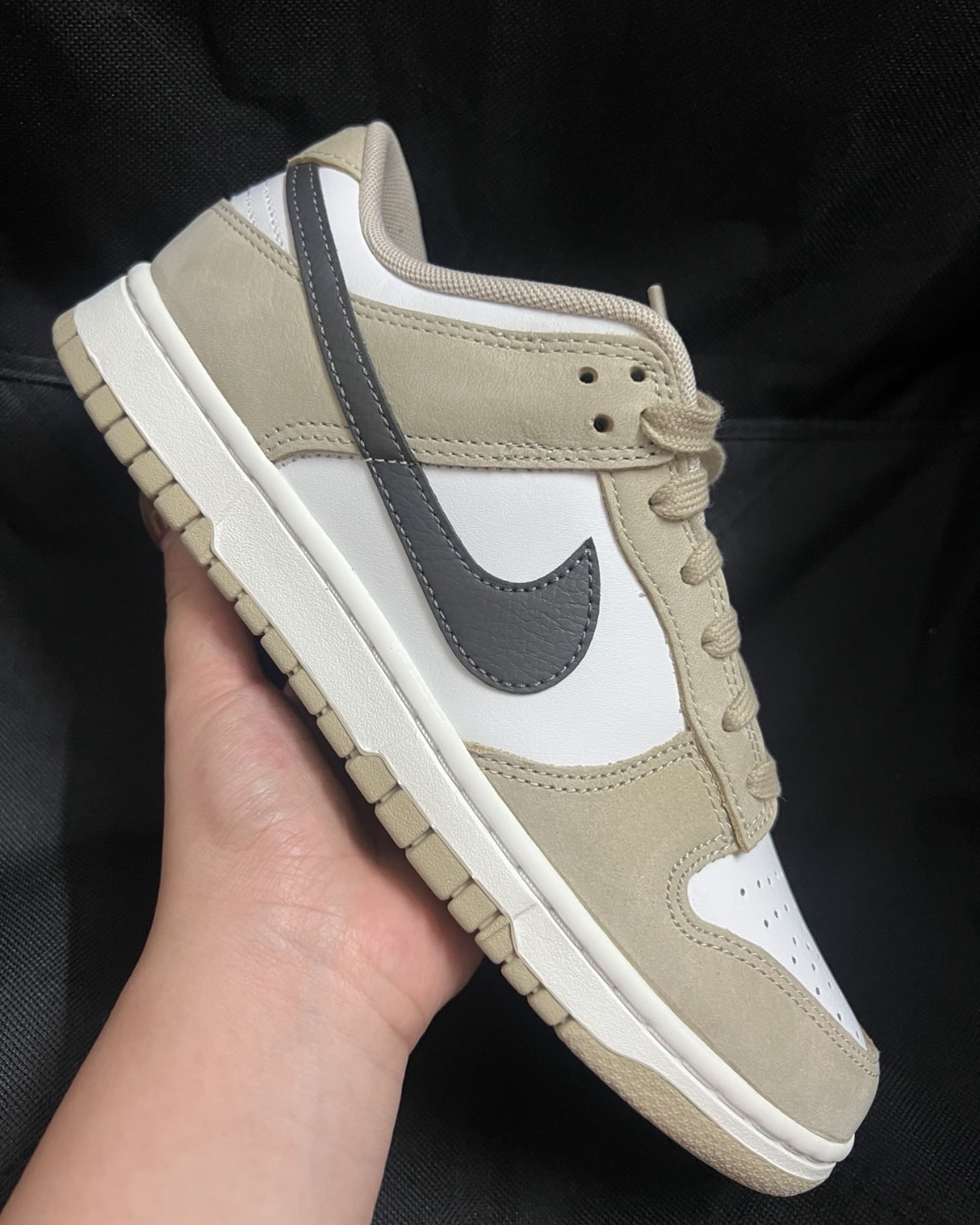 Nike Dunk Low 珍珠奶茶 卡其 奶茶色 復古 麂皮絨面 低筒休閒鞋 IB3079-200