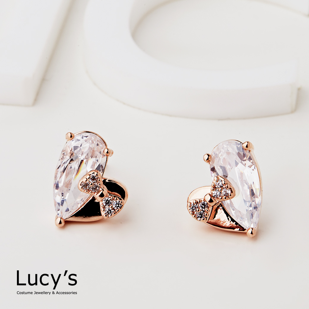 迷戀心桃 耳環 (三色) (123388/123389/123390)