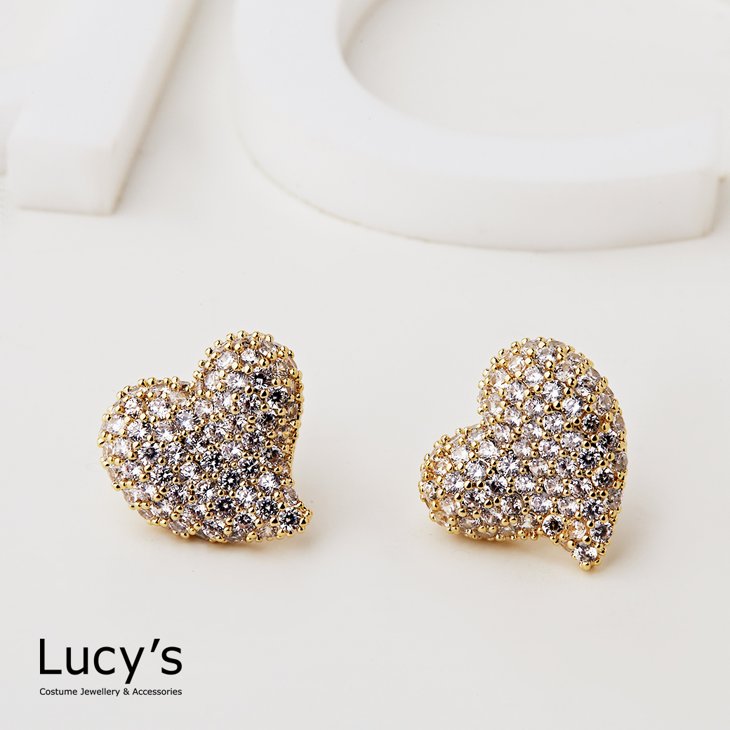 閃亮之心 耳環 (二色) (123546/123547)