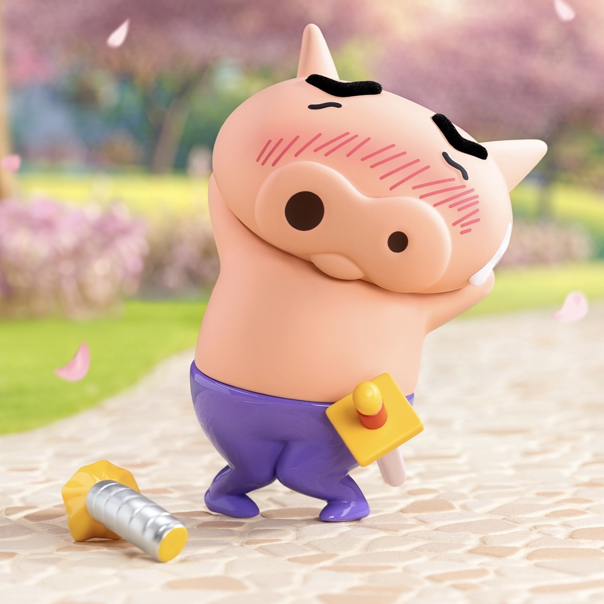 蠟筆小新 不理不理左衛門 肥嘟嘟左衛門 害羞的左衛門 吊卡 擺設 公仔 / 預購