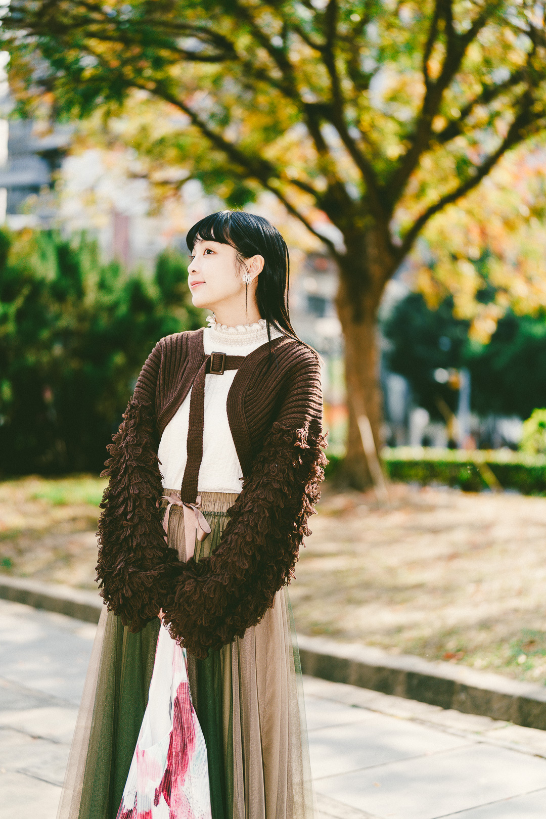 一抹點綴的光！Bolero針織上衣 (兩色-可可棕)