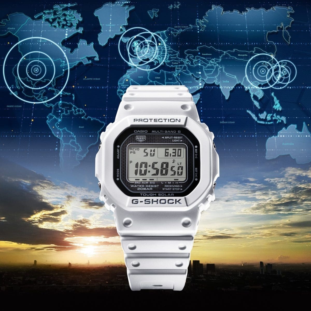 Casio G-Shock GW-5600HS-7 日本製造 旋入式錶蓋 太陽能 新版 無線電控 手錶 (香港行貨)
