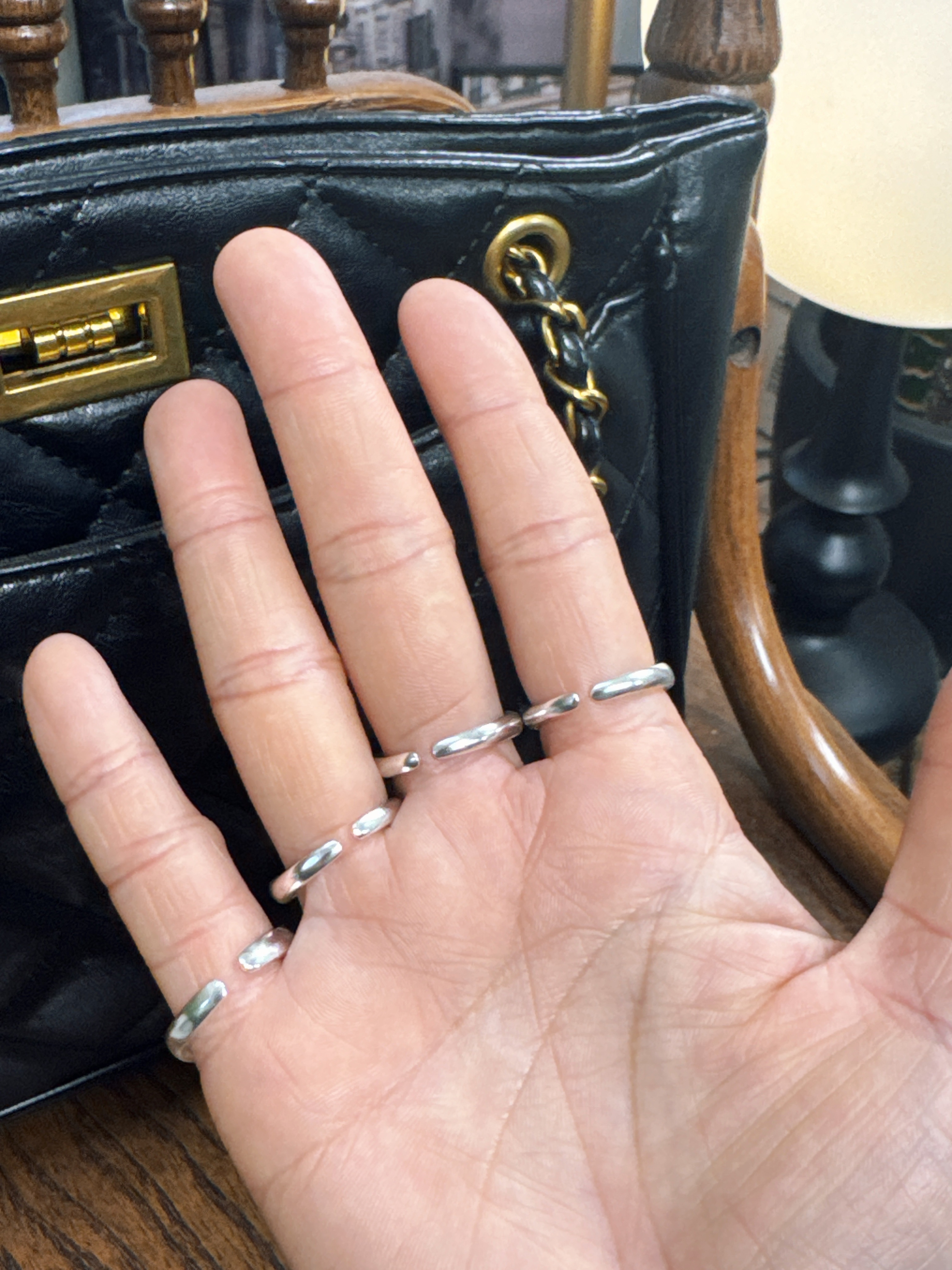 【SALE SALE SALE🔥】 925純銀 星空彩石系列 開口戒指【不設退換】