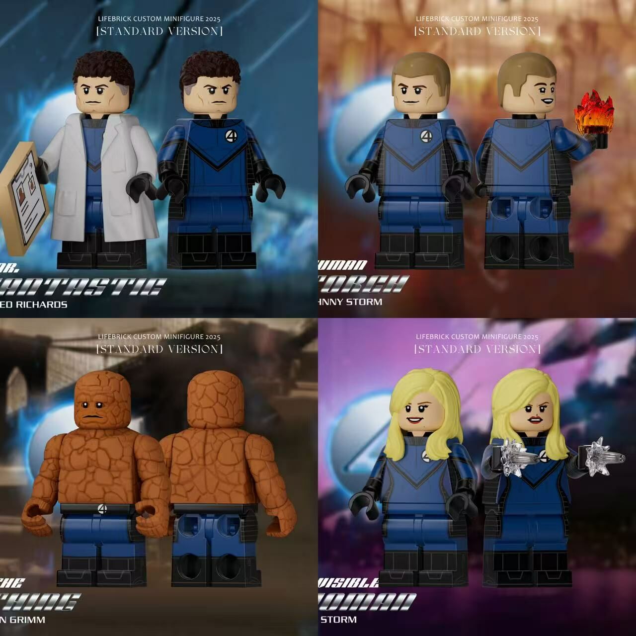 [Life Brick][Preorder] Fantastic Four - Normal Ver [PADprinted]