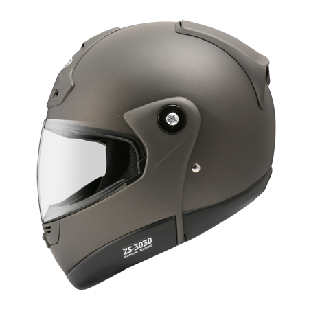 ZEUS ZS-3030 消光黑銀 素色 可樂帽 可掀式