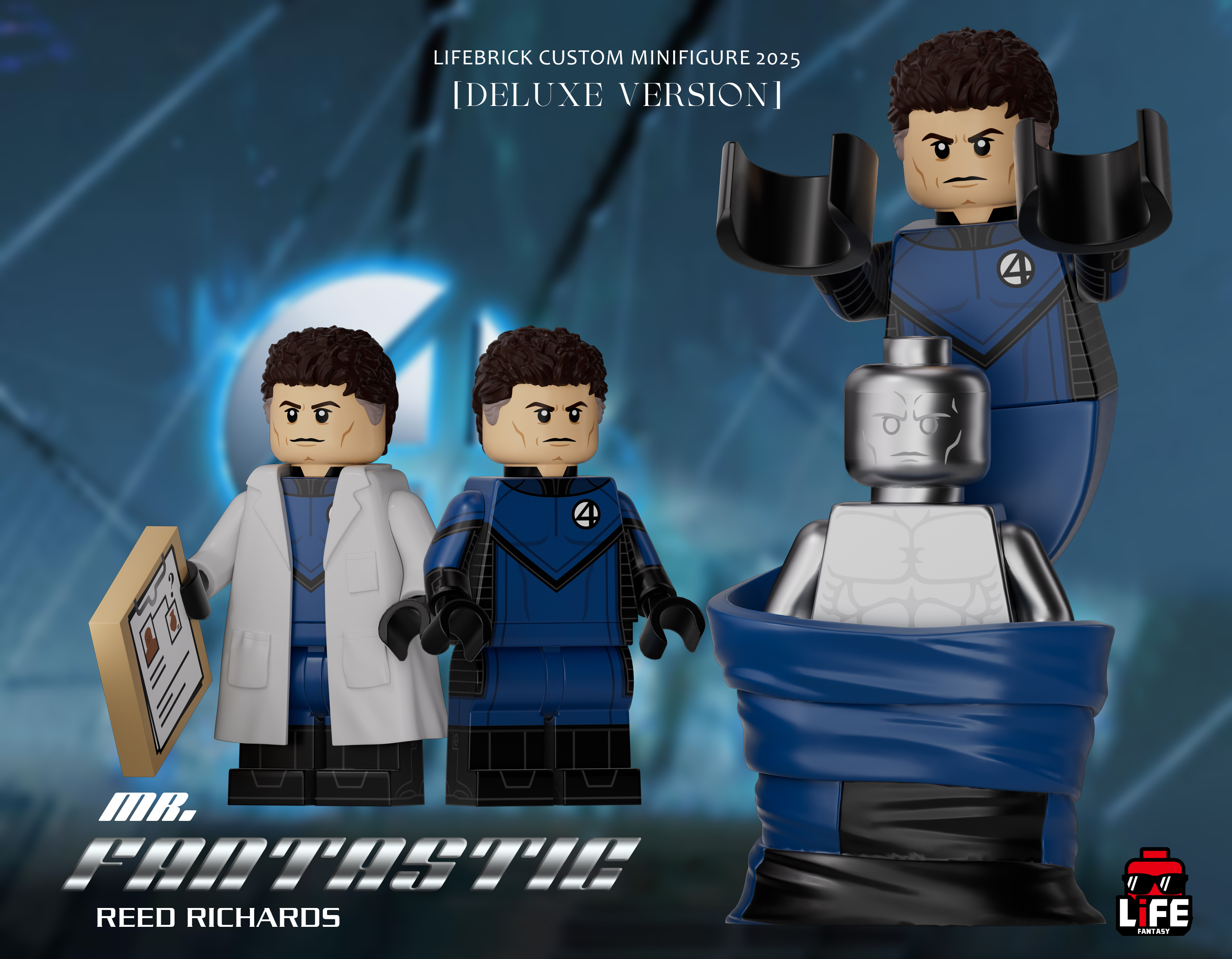 [Life Brick][Preorder] Fantastic Four - Deluxe Ver (Full Set) [PADprinted]
