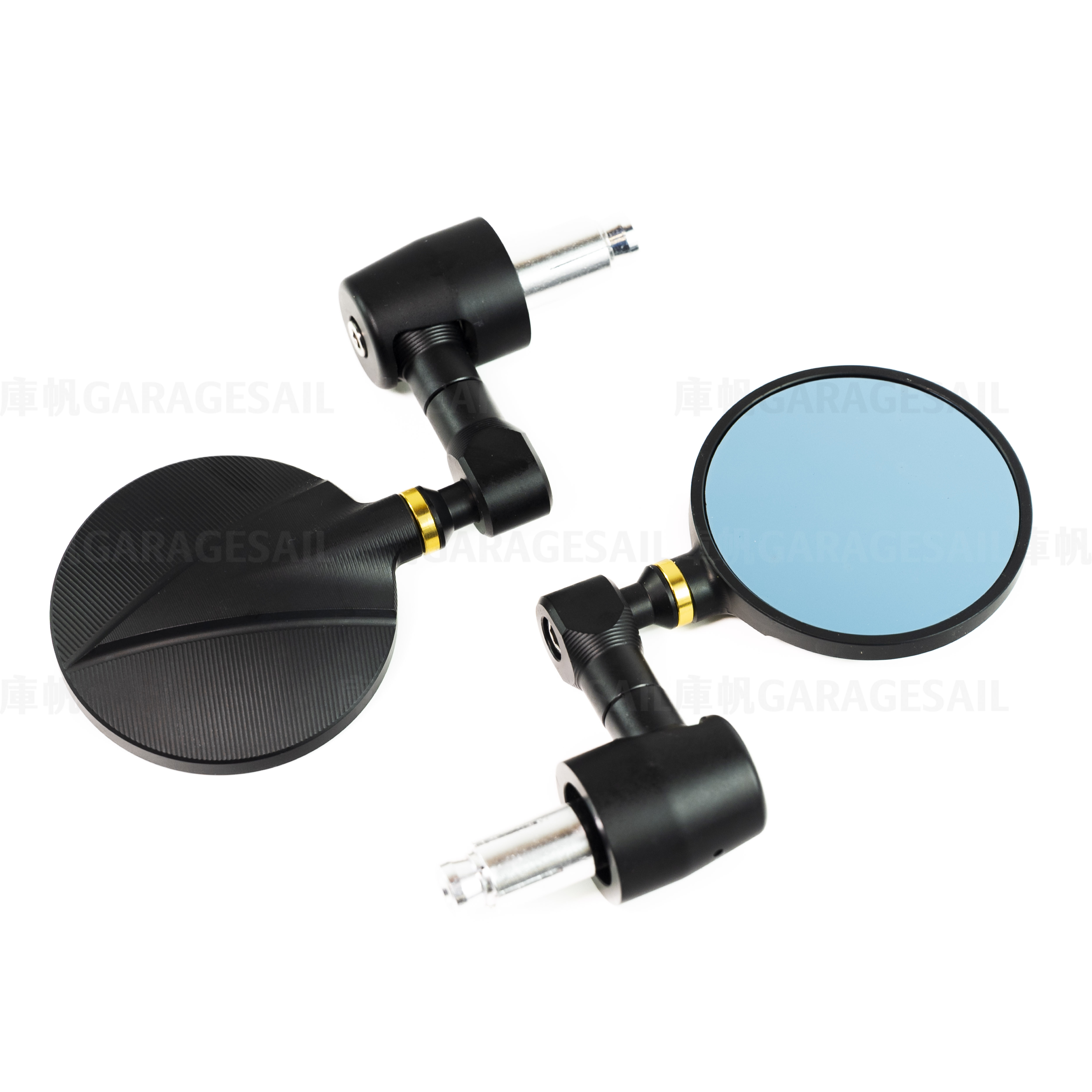 CNC 把手端 後照鏡 C4 - 陽極黑