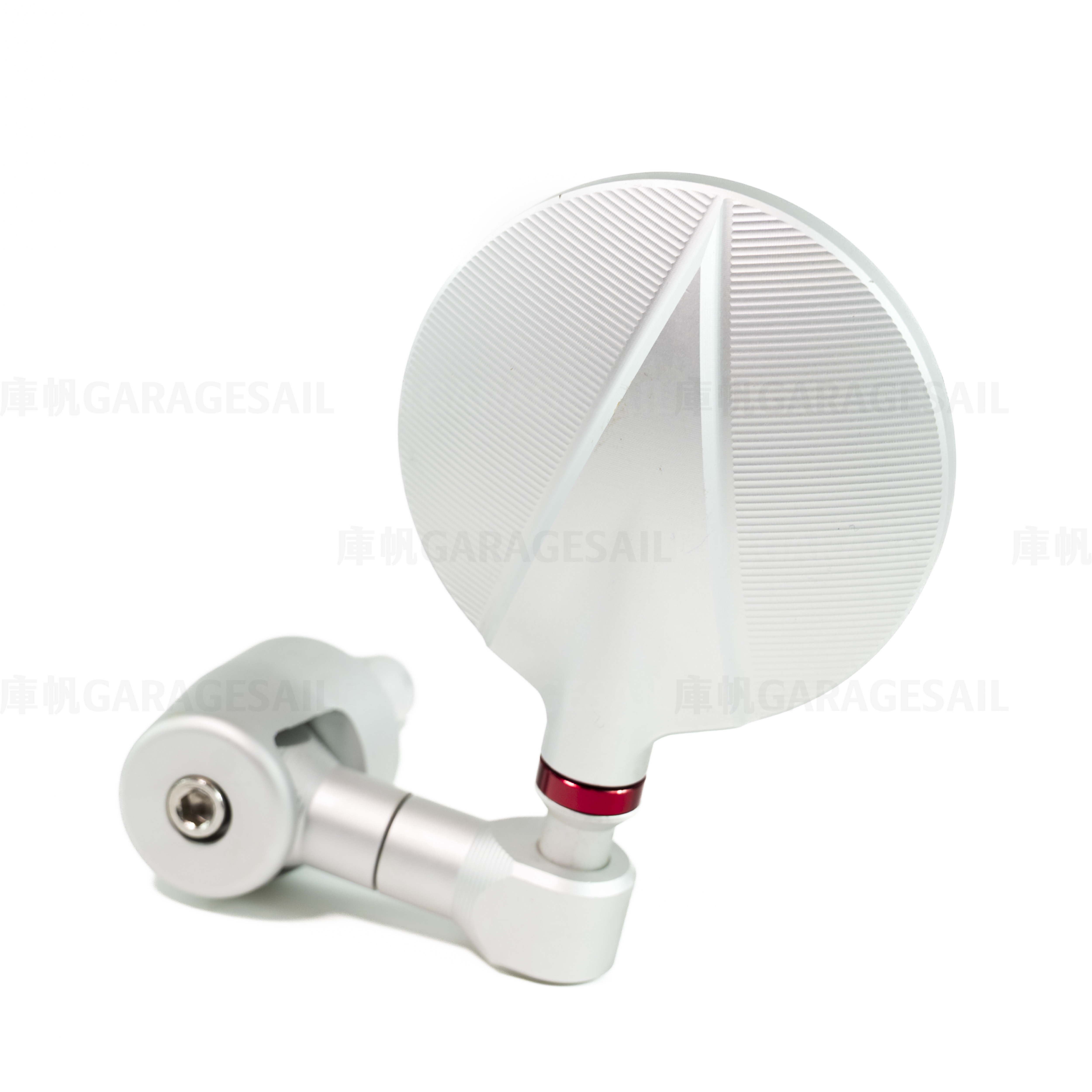 CNC 把手端 後照鏡 C4 - 陽極銀