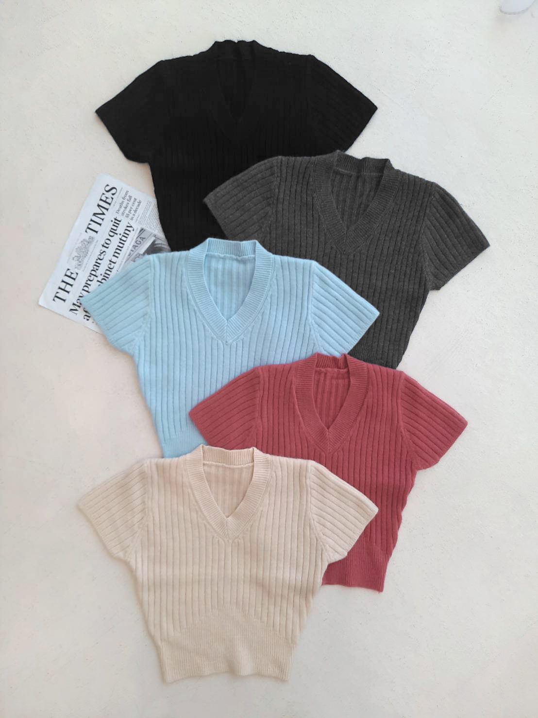 G2022 現貨「VV坑紋高磅衣」