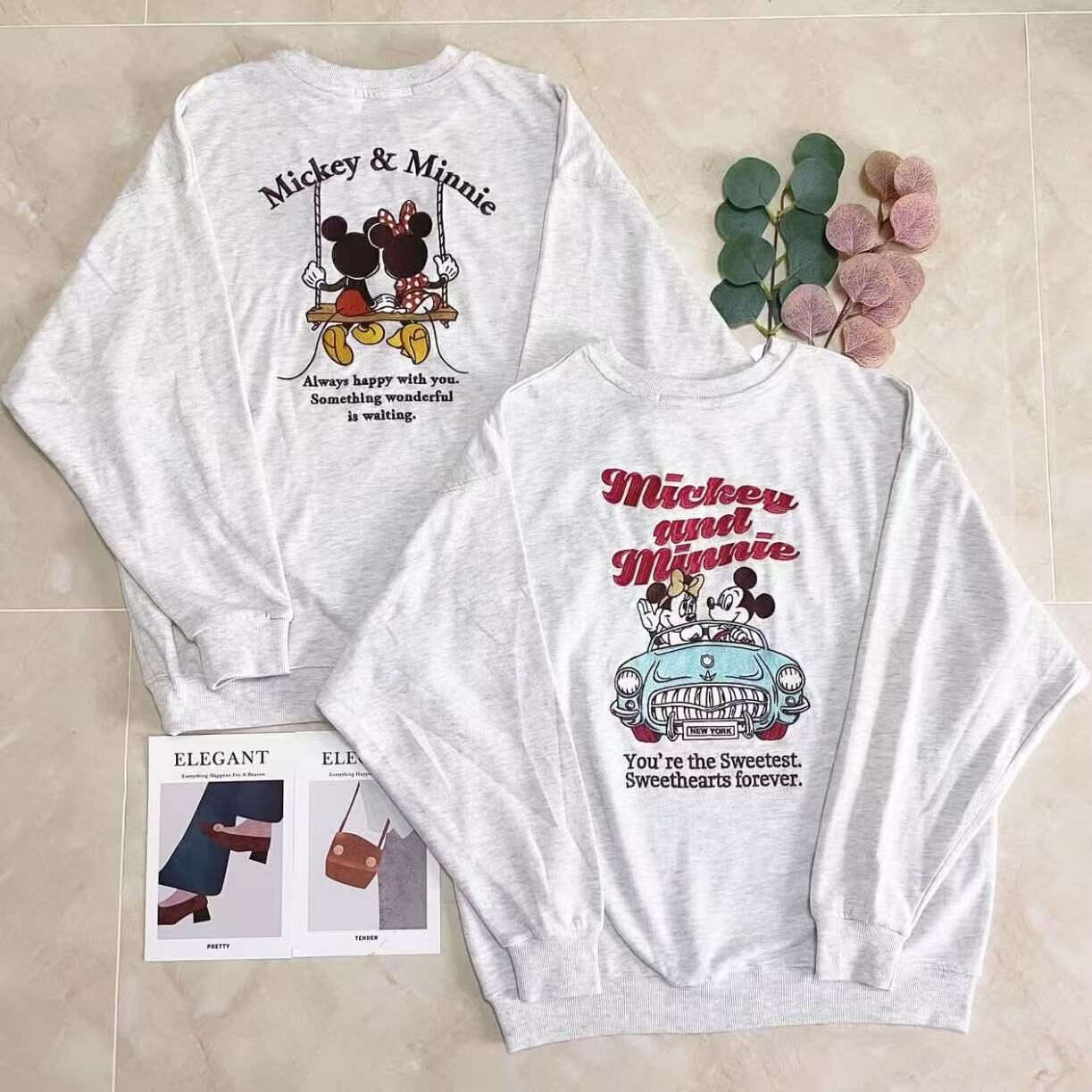 🇯🇵日本代購款 DISNEY MICKEY & MINNIE SWEATSHIRT