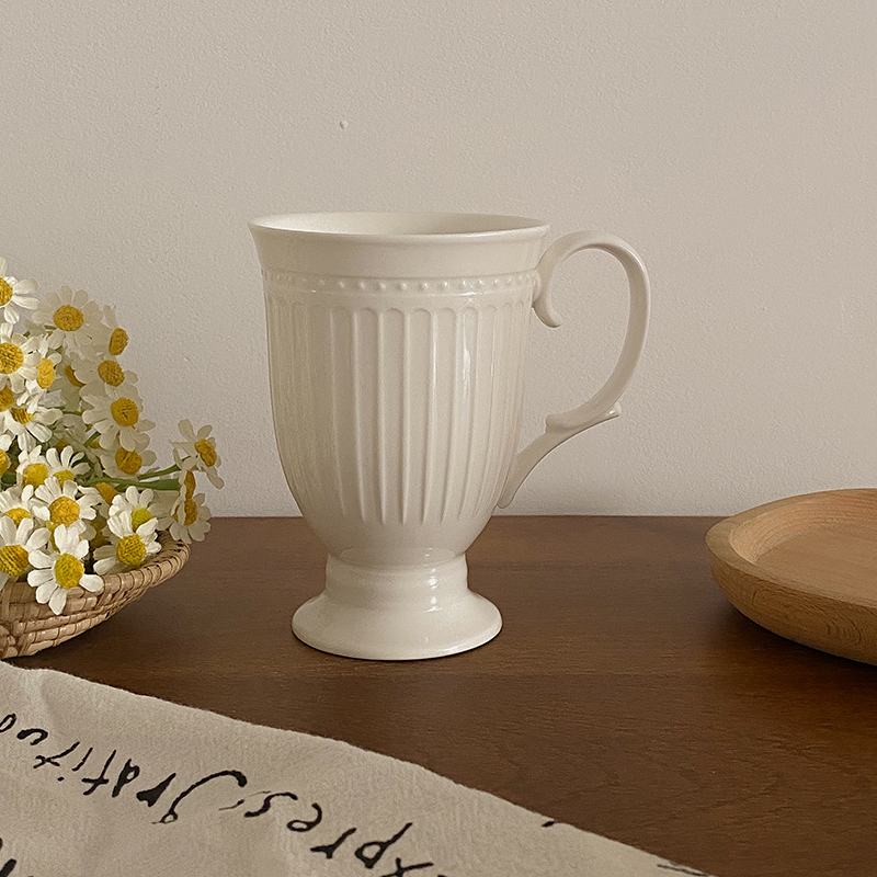 《5683》法式復古高腳馬克杯250ml