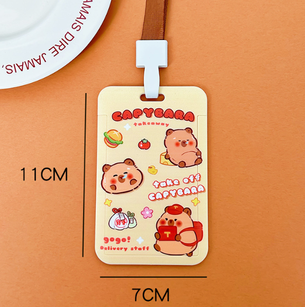 卡皮巴拉卡套公交饭卡挂绳（款式随机）