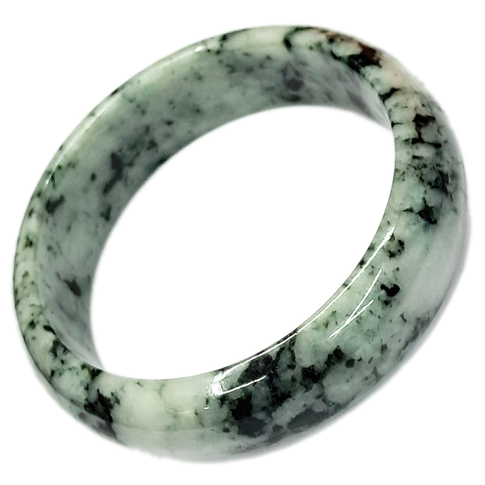 玉鐲{緬甸天然翡翠糯種飄花帶紫羅蘭A貨}手鐲【十方】136093