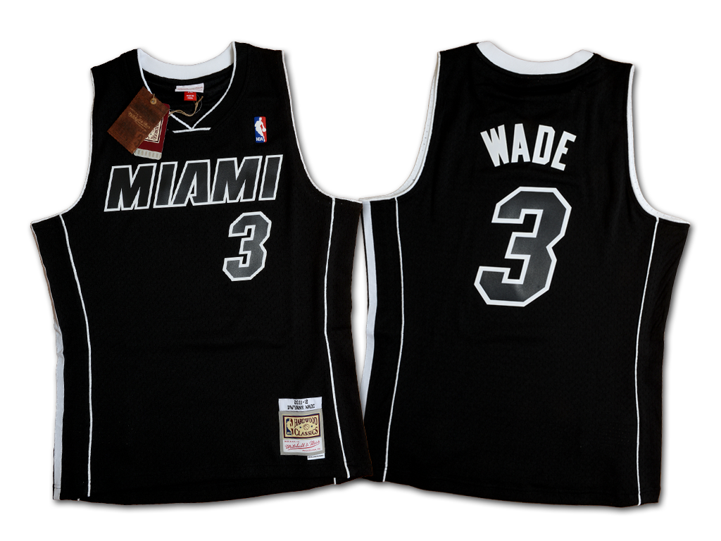Mitchell & Ness 邁阿密熱火隊 Dwyane Wade 2011-2012 復刻 Swingman 球衣