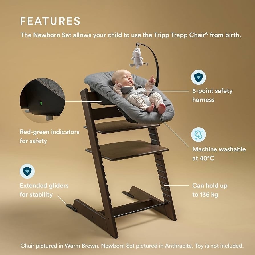 Tripp Trapp® Newborn Set with Toy hanger Jakewell