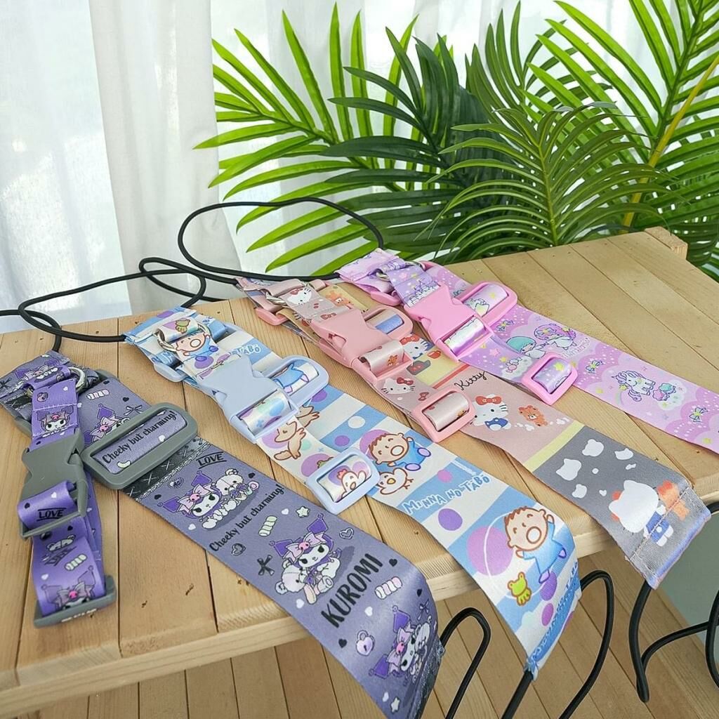 港版 Sanrio/ 蠟筆小新 多用途行李帶