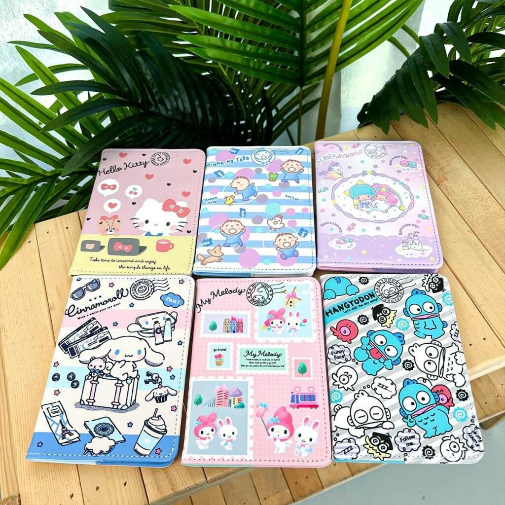 港版 Sanrio/ 蠟筆小新/ 角落生物/ 小忌廉/ USY兔 多用途卡套 證件套 護照套 Passport套