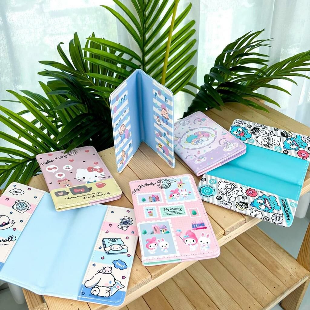 港版 Sanrio/ 蠟筆小新/ 角落生物/ 小忌廉/ USY兔 多用途卡套 證件套 護照套 Passport套