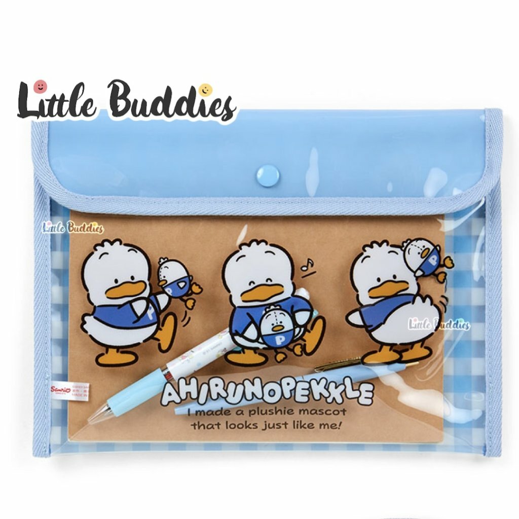 日版Sanrio 7月生日Keroppi AP鴨系列 A5半透明啪啪袋